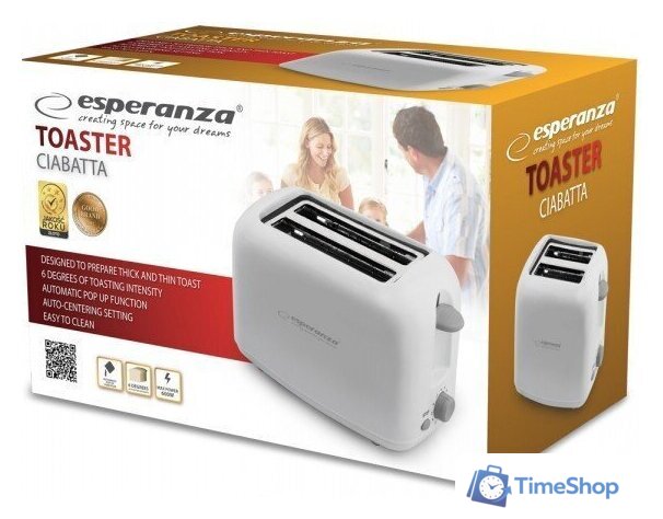 Тостер Esperanza Ciabatta EKT002 - Изображение №2 — Интернет-магазин Time-Shop