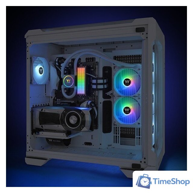 Система жидкостного охлаждения для процессора Thermaltake Floe RC240 Snow Edition CL-W330-PL12WT-A - Изображение №6 — Интернет-магазин Time-Shop