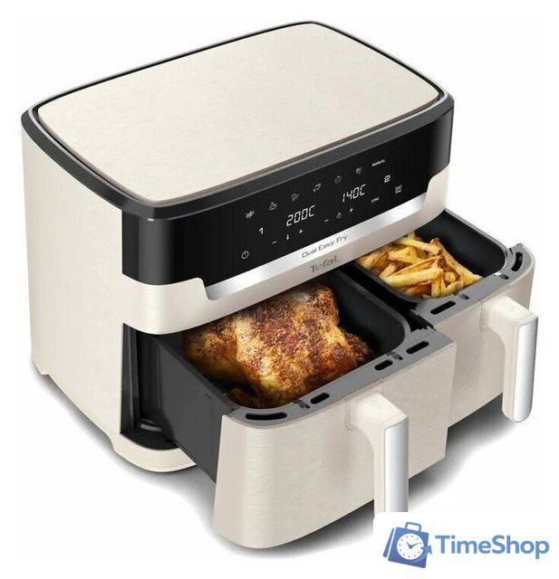 Аэрогриль (аэрофритюрница) Tefal Dual Easy Fry EY942AE0 - Изображение №2 — Интернет-магазин Time-Shop