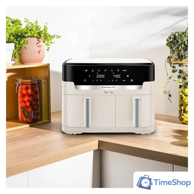 Аэрогриль (аэрофритюрница) Tefal Dual Easy Fry EY942AE0 - Изображение №8 — Интернет-магазин Time-Shop