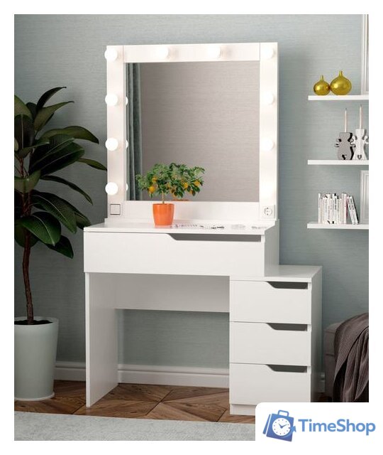 Туалетный столик с зеркалом Мир Мебели SV-46 - Изображение №1 — Интернет-магазин Time-Shop