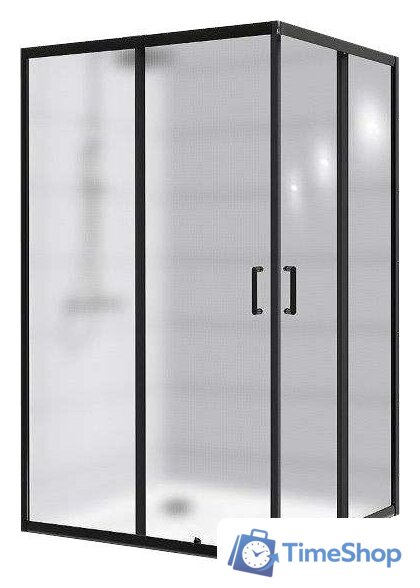 Душевой уголок BelBagno UNO-195-AH-2-120/90-P-NERO - Изображение №1 — Интернет-магазин Time-Shop