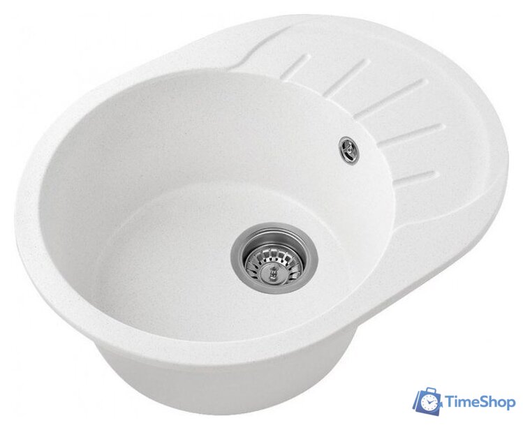 Кухонная мойка Saniteco Pura (белый) - Изображение №7 — Интернет-магазин Time-Shop