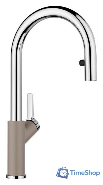 Смеситель Blanco Carena-S 521376 (tartufo/chrome) - Изображение №1 — Интернет-магазин Time-Shop