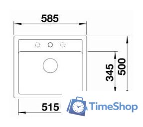 Кухонная мойка Blanco Legra 6 (черный) - Изображение №2 — Интернет-магазин Time-Shop