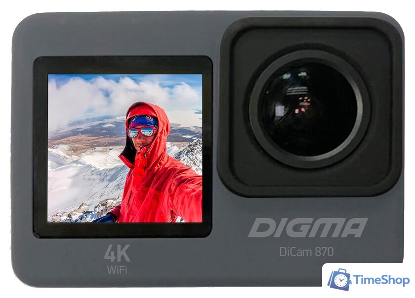 Экшен-камера Digma DiCam 870 - Изображение №1 — Интернет-магазин Time-Shop