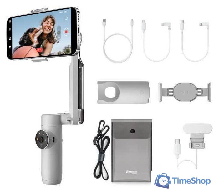 Стабилизатор Insta360 Flow Creator Kit (серый) - Изображение №1 — Интернет-магазин Time-Shop