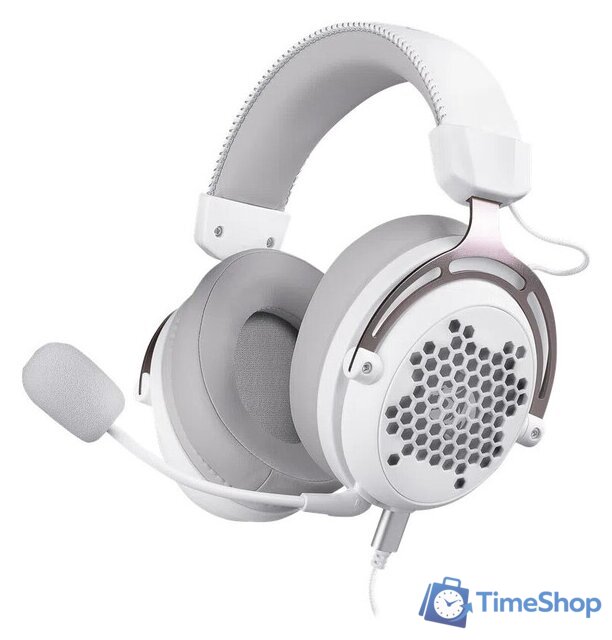 Наушники Redragon Diomedes (белый/розовый) - Изображение №1 — Интернет-магазин Time-Shop