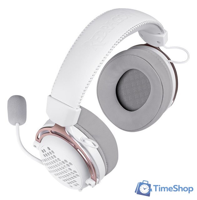 Наушники Redragon Diomedes (белый/розовый) - Изображение №3 — Интернет-магазин Time-Shop