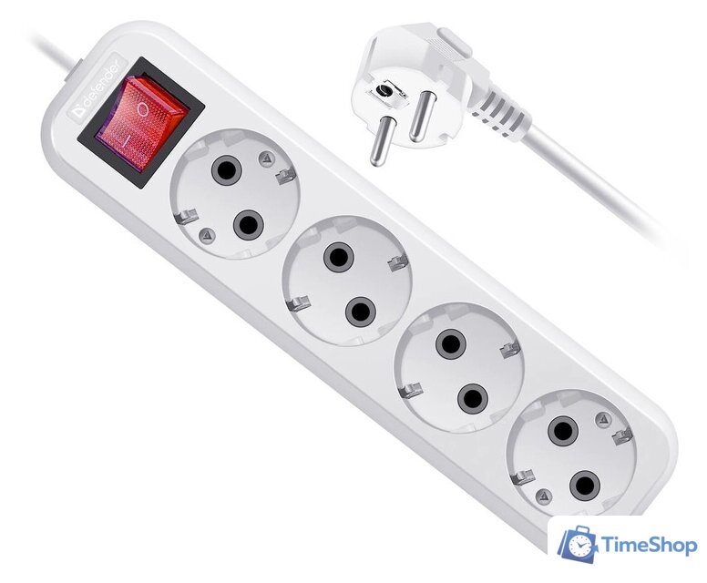 Удлинитель Defender L340 (7 м) - Изображение №4 — Интернет-магазин Time-Shop