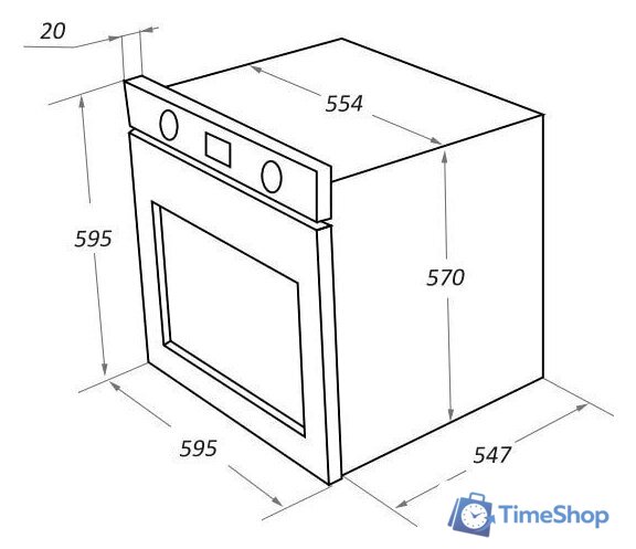 Электрический духовой шкаф MAUNFELD EOEM.769B3 - Изображение №2 — Интернет-магазин Time-Shop