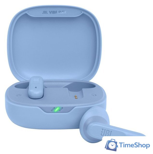 Наушники JBL Vibe Flex (голубой) - Изображение №1 — Интернет-магазин Time-Shop