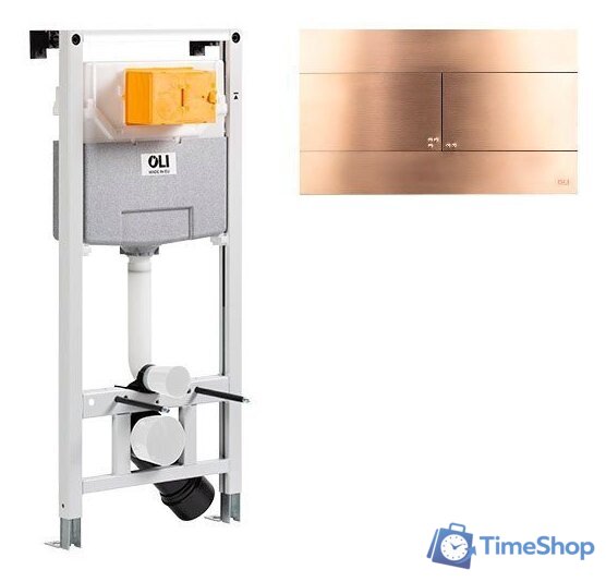 Инсталляция для унитаза OLI 885052+889312 (бронза/медь) - Изображение №1 — Интернет-магазин Time-Shop