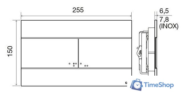 Инсталляция для унитаза OLI 885052+889312 (бронза/медь) - Изображение №5 — Интернет-магазин Time-Shop