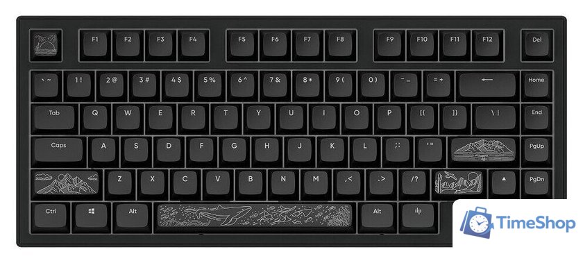 Клавиатура Dark Project ALU81A Terra Nostra Black (g3ms Moonstone) - Изображение №1 — Интернет-магазин Time-Shop
