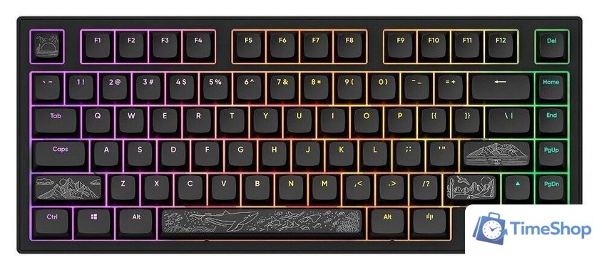 Клавиатура Dark Project ALU81A Terra Nostra Black (g3ms Moonstone) - Изображение №2 — Интернет-магазин Time-Shop