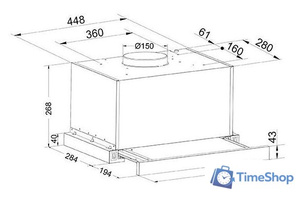 Кухонная вытяжка Making Oasis Everywhere VT-60B - Изображение №2 — Интернет-магазин Time-Shop