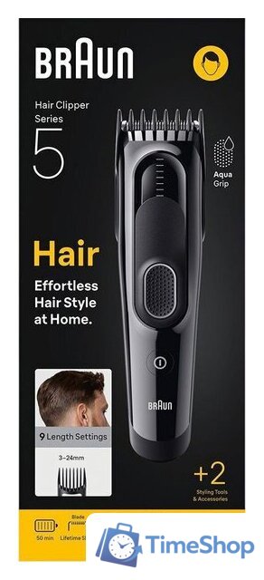 Машинка для стрижки волос Braun HC5510 - Изображение №5 — Интернет-магазин Time-Shop