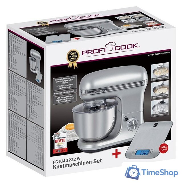 Кухонный комбайн ProfiCook PC-KM 1222 W - Изображение №5 — Интернет-магазин Time-Shop