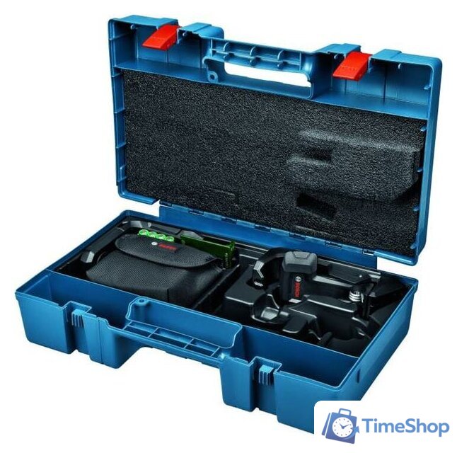 Лазерный нивелир Bosch GLL 2-15 G Professional 0601063W02 (LB 10 + DK 10, кейс) - Изображение №2 — Интернет-магазин Time-Shop