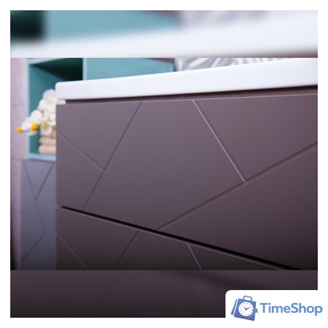  Бриклаер Тумба под умывальник Кристалл 70 (ясень анкор темный/софт графит) - Изображение №7 — Интернет-магазин Time-Shop