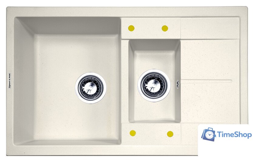 Кухонная мойка Zigmund & Shtain Rechteck 780.2 (каменная соль) - Изображение №1 — Интернет-магазин Time-Shop