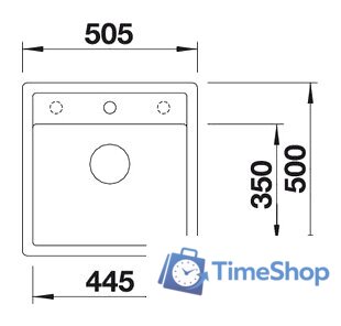 Кухонная мойка Blanco Dalago 5-F (белый) [518532] - Изображение №2 — Интернет-магазин Time-Shop