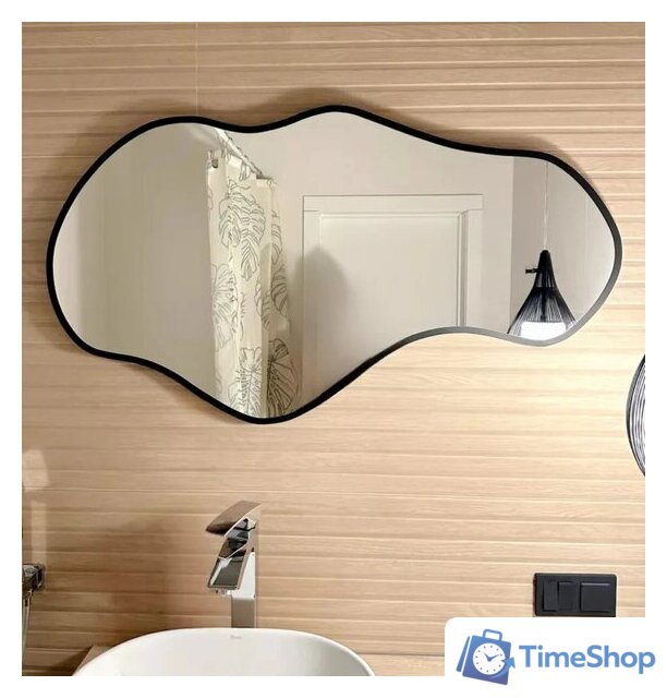 Зеркало EMZE 63x110 UV.NF.63.110.CHE (черный УФ-окантовкой) - Изображение №2 — Интернет-магазин Time-Shop