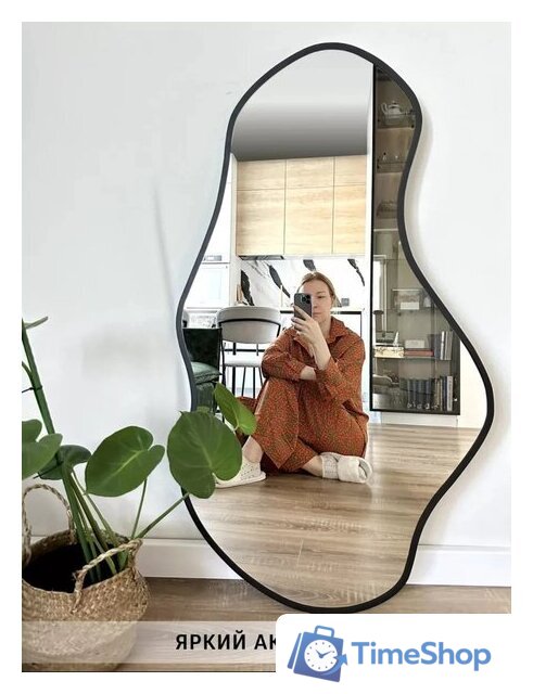 Зеркало EMZE 63x110 UV.NF.63.110.CHE (черный УФ-окантовкой) - Изображение №6 — Интернет-магазин Time-Shop