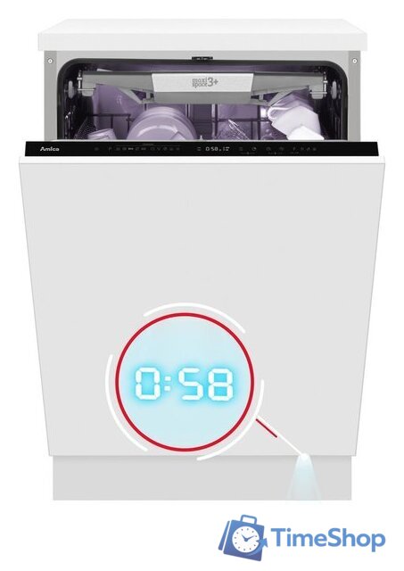 Встраиваемая посудомоечная машина Amica DIM68B10ELONSWID - Изображение №1 — Интернет-магазин Time-Shop