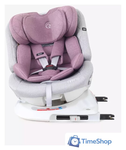 Детское автокресло Rant Nitro Isofix UB619 (серый/розовый) - Изображение №20 — Интернет-магазин Time-Shop