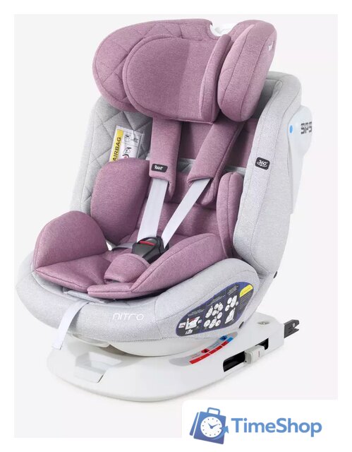 Детское автокресло Rant Nitro Isofix UB619 (серый/розовый) - Изображение №23 — Интернет-магазин Time-Shop