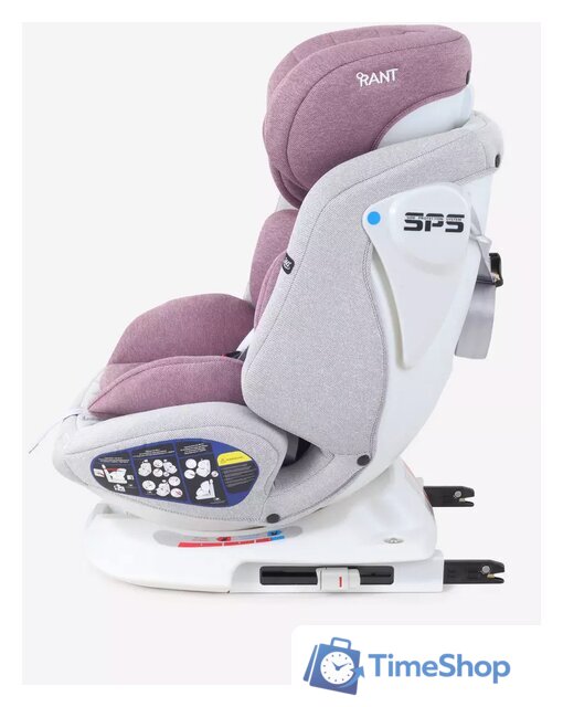 Детское автокресло Rant Nitro Isofix UB619 (серый/розовый) - Изображение №21 — Интернет-магазин Time-Shop