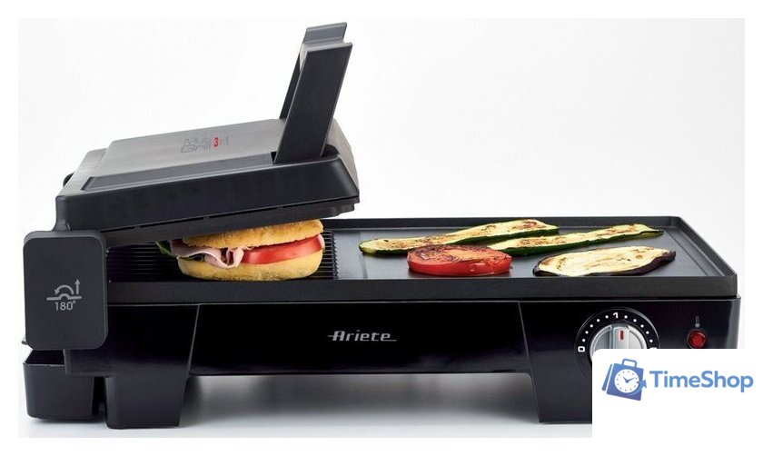 Электрогриль Ariete Multi Grill 3 in 1 - Изображение №3 — Интернет-магазин Time-Shop