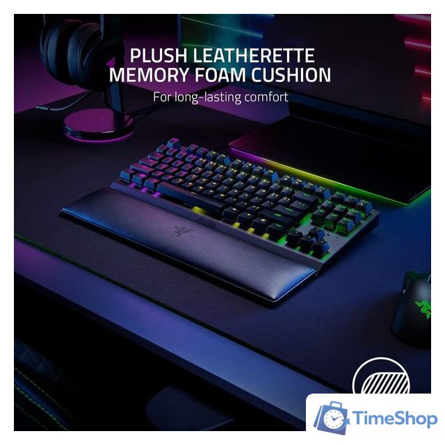 Подставка под запястье Razer Ergonomic Wrist Rest (для TKL-клавиатур) - Изображение №6 — Интернет-магазин Time-Shop