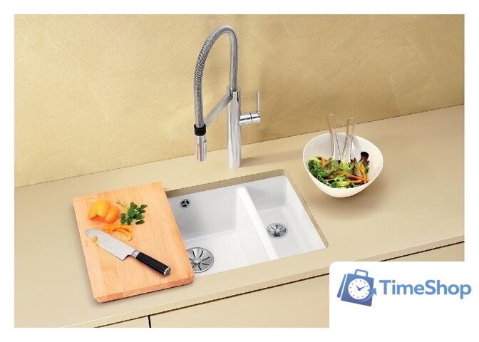 Кухонная мойка Blanco Subline 350/150-U (глянцевая магнолия) - Изображение №2 — Интернет-магазин Time-Shop