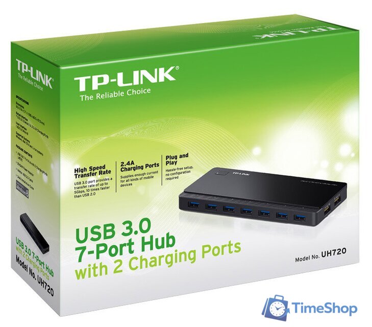 USB-хаб TP-Link UH720 - Изображение №3 — Интернет-магазин Time-Shop