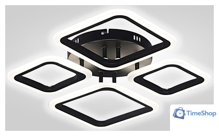 Припотолочная люстра Aitin Pro B5106/2+2 (черный) - Изображение №1 — Интернет-магазин Time-Shop