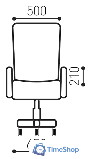 Офисное кресло Brabix Flash MG-302 (черный) - Изображение №14 — Интернет-магазин Time-Shop