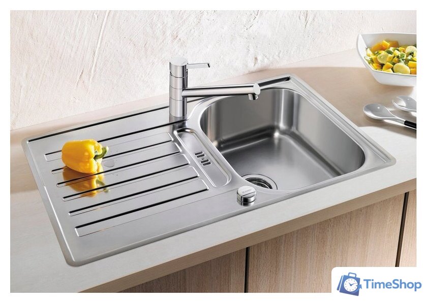 Кухонная мойка Blanco Lantos 45 S-IF 519717 (нержавеющая сталь) - Изображение №2 — Интернет-магазин Time-Shop