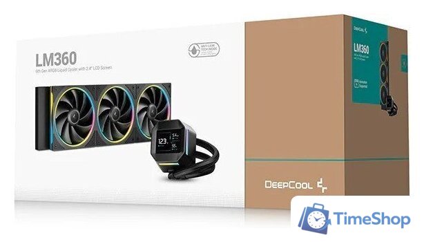 Система жидкостного охлаждения для процессора DeepCool LM360 R-LM360-BKDMMC-1 - Изображение №6 — Интернет-магазин Time-Shop