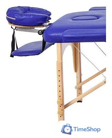 Массажный стол Atlas Sport складной 2-с деревянный 70 см (синий) - Изображение №4 — Интернет-магазин Time-Shop