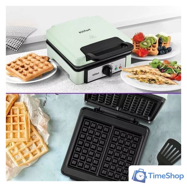 Вафельница Kitfort KT-1693 - Изображение №3 — Интернет-магазин Time-Shop