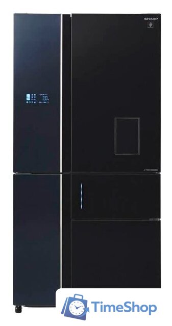 Многодверный холодильник Sharp SJ-WX830A-BK - Изображение №1 — Интернет-магазин Time-Shop
