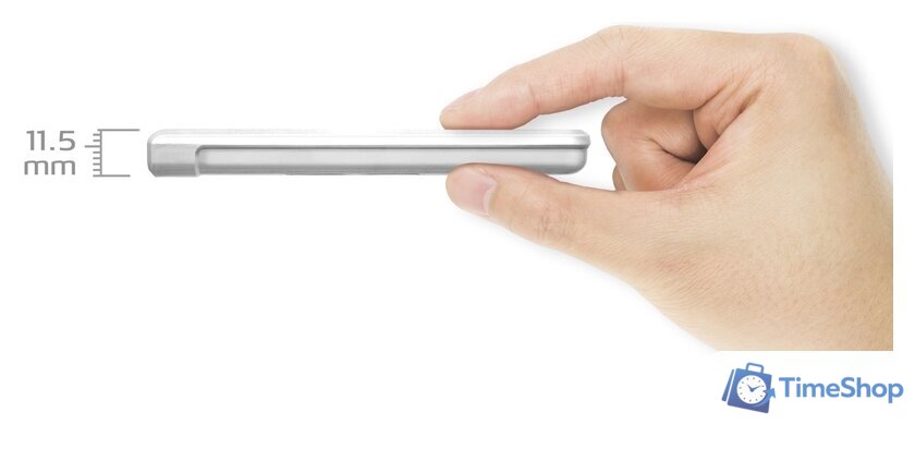 Внешний накопитель ADATA HV620S AHV620S-1TU31-CWH 1TB (белый) - Изображение №6 — Интернет-магазин Time-Shop