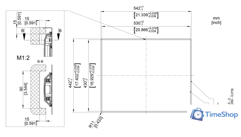 Кухонная мойка Blanco Claron 500-IF Durinox 523390 - Изображение №4 — Интернет-магазин Time-Shop