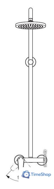 Верхний душ Vidima Balance BA272AA - Изображение №4 — Интернет-магазин Time-Shop