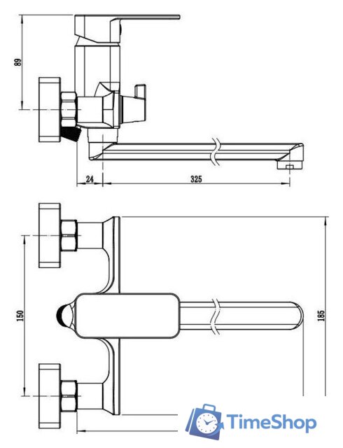 Смеситель Wellerein Drift 21DF31 - Изображение №7 — Интернет-магазин Time-Shop
