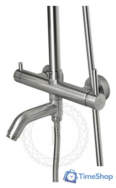 Душевая система  Filarete Roun FL2020 (никель) - Изображение №3 — Интернет-магазин Time-Shop