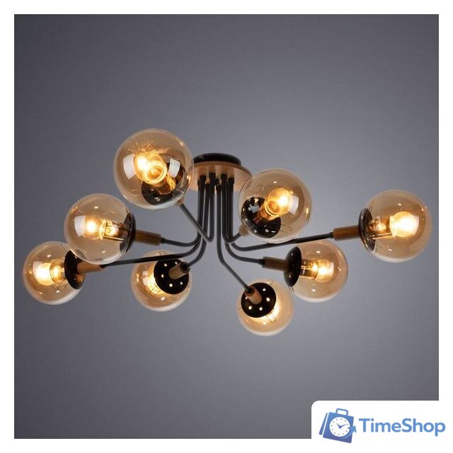 Люстра средней высоты Arte Lamp Oxford A2716PL-8BK - Изображение №2 — Интернет-магазин Time-Shop